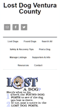 Mobile Screenshot of lostdogventuracounty.com